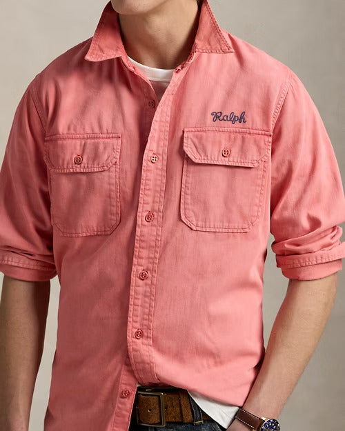 Ralph Lauren Classic Fit Embroidered Chino Workshirt