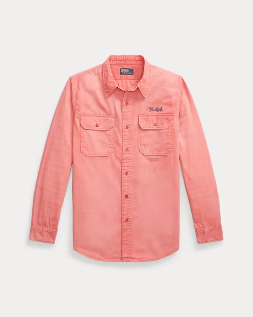 Ralph Lauren Classic Fit Embroidered Chino Workshirt