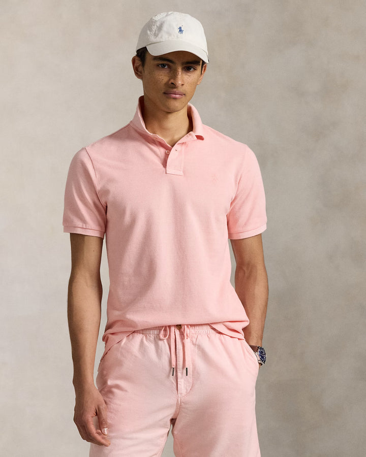 Ralph Lauren Classic Fit Mineral-Dyed Mesh Polo Shirt