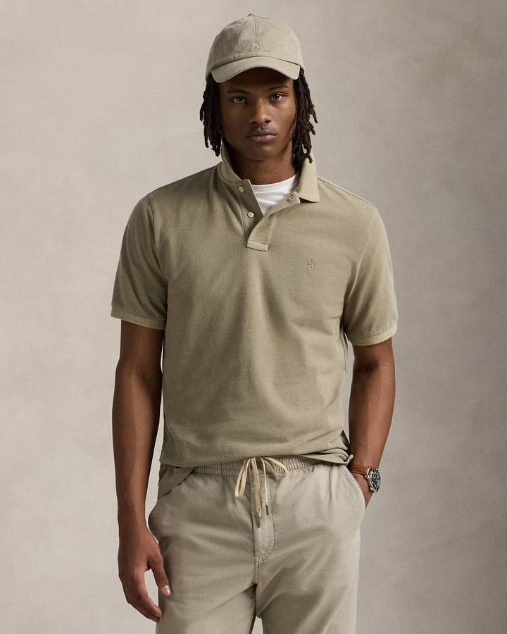 Ralph Lauren Classic Fit Mineral-Dyed Mesh Polo Shirt