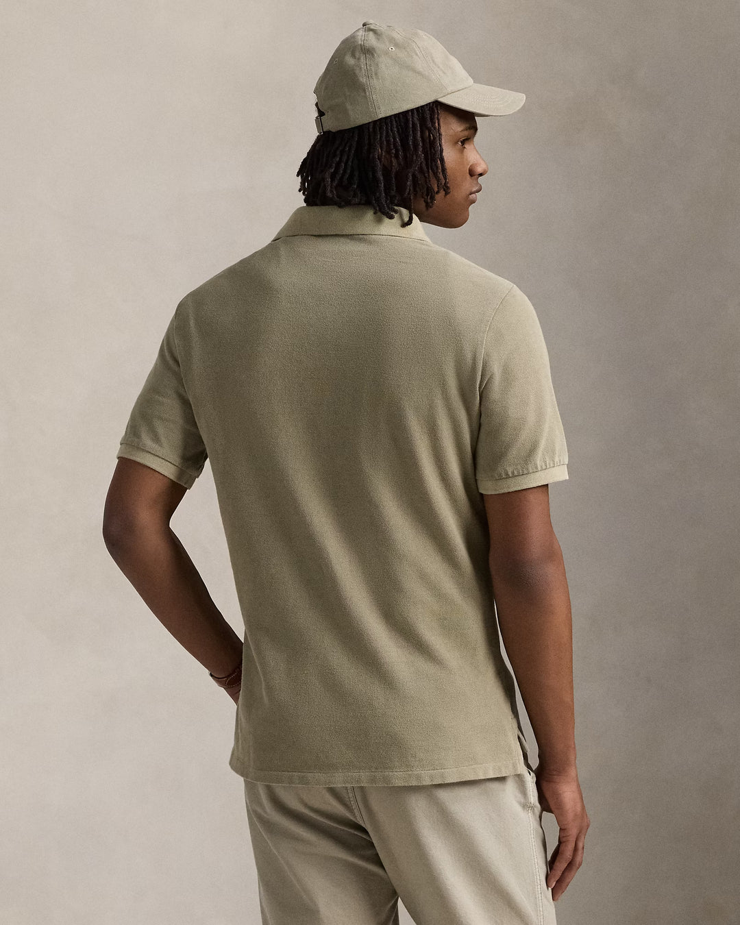 Ralph Lauren Classic Fit Mineral-Dyed Mesh Polo Shirt