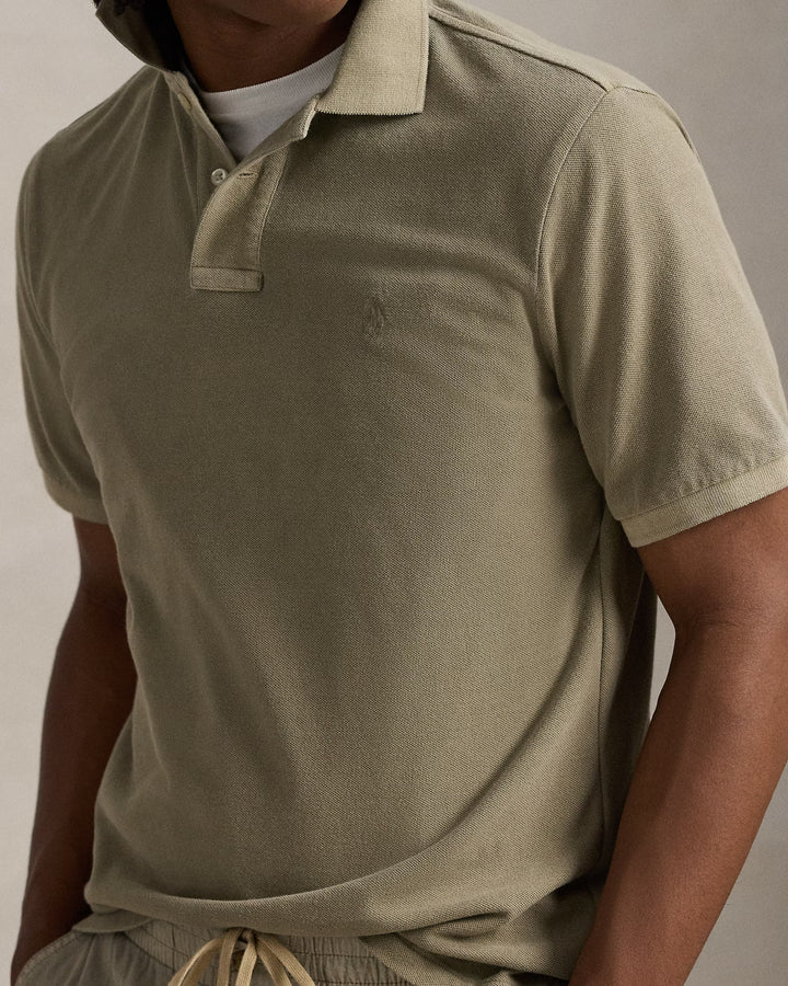 Ralph Lauren Classic Fit Mineral-Dyed Mesh Polo Shirt