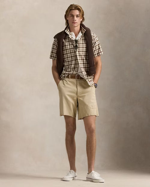 Ralph Lauren Classic Fit Plaid Oxford Camp Workshirt