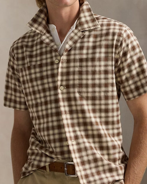 Ralph Lauren Classic Fit Plaid Oxford Camp Workshirt