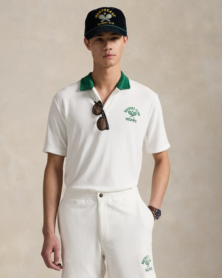 Ralph Lauren Standard Fit Terry Graphic Polo Shirt