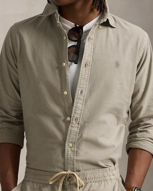 Ralph Lauren Classic Fit Mineral-Dyed Oxford Shirt