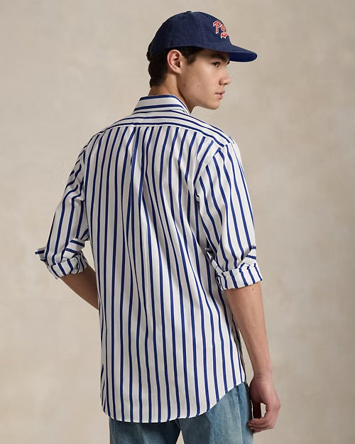 Ralph Lauren Classic Fit Striped Poplin Shirt