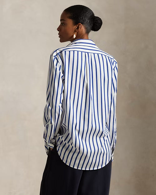 Ralph Lauren Classic Fit Striped Poplin Shirt