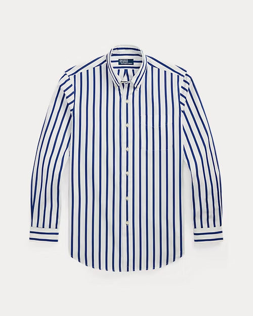 Ralph Lauren Classic Fit Striped Poplin Shirt