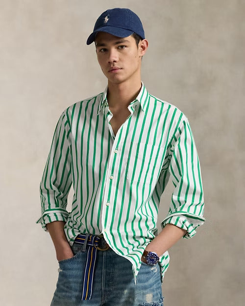Ralph Lauren Classic Fit Striped Poplin Shirt