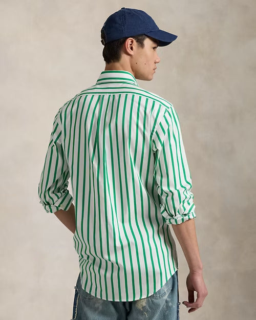 Ralph Lauren Classic Fit Striped Poplin Shirt