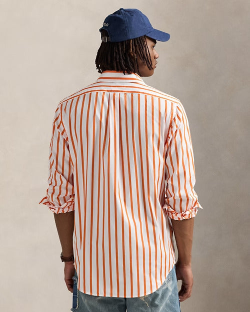 Ralph Lauren Classic Fit Striped Poplin Shirt