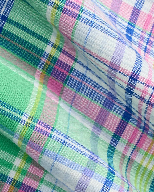 Ralph Lauren Classic Fit Plaid Oxford Shirt