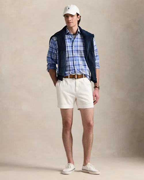 Ralph Lauren Classic Fit Plaid Oxford Shirt