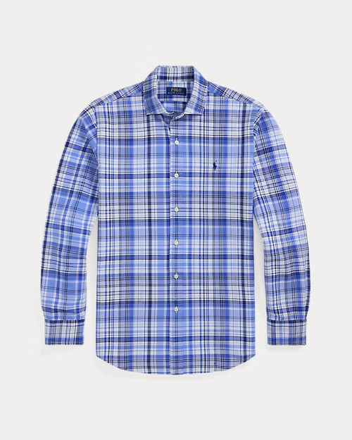 Ralph Lauren Classic Fit Plaid Oxford Shirt
