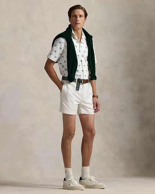 Ralph Lauren Classic Fit Racquet-Print Oxford Shirt