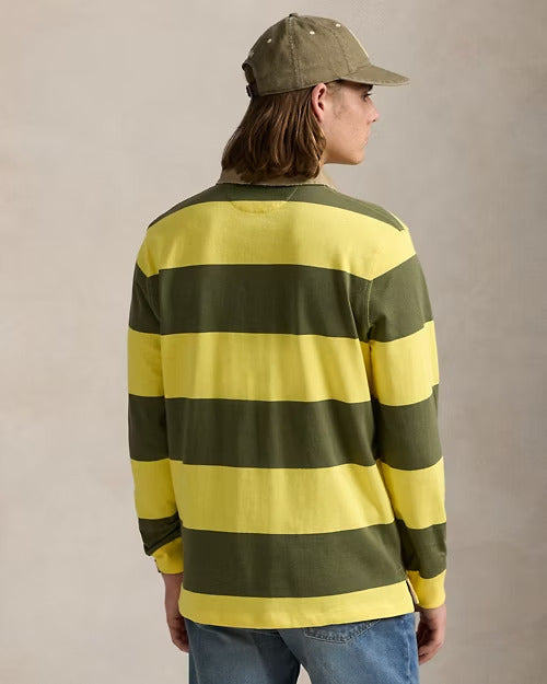 Ralph Lauren Classic Fit Khaki-Collar Rugby Shirt