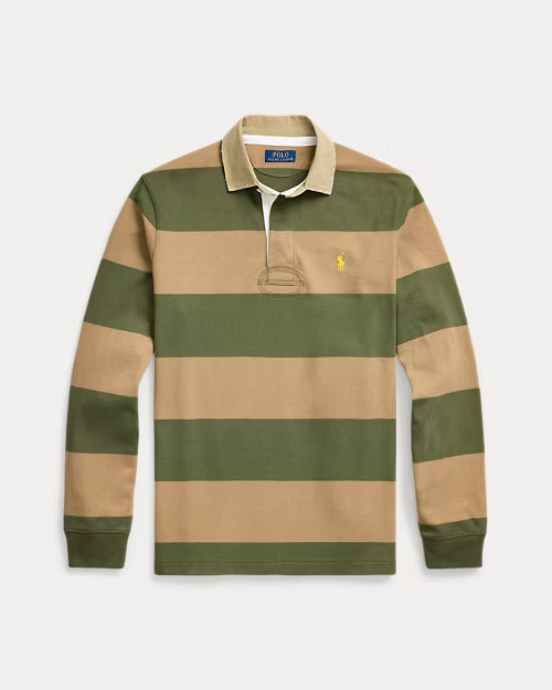 Ralph Lauren Classic Fit Khaki-Collar Rugby Shirt
