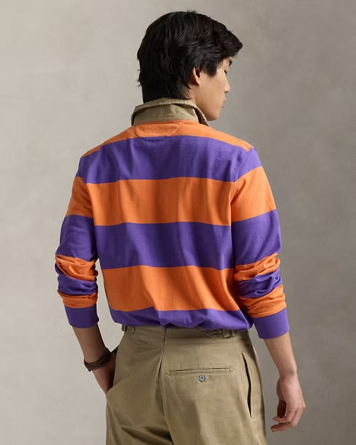 Ralph Lauren Classic Fit Khaki-Collar Rugby Shirt