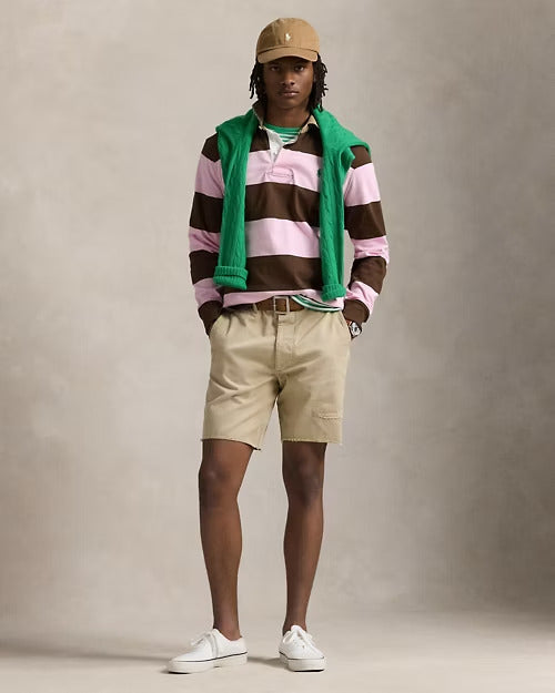 Ralph Lauren Classic Fit Khaki-Collar Rugby Shirt