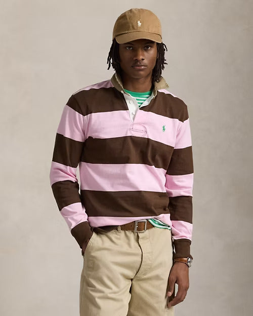 Ralph Lauren Classic Fit Khaki-Collar Rugby Shirt