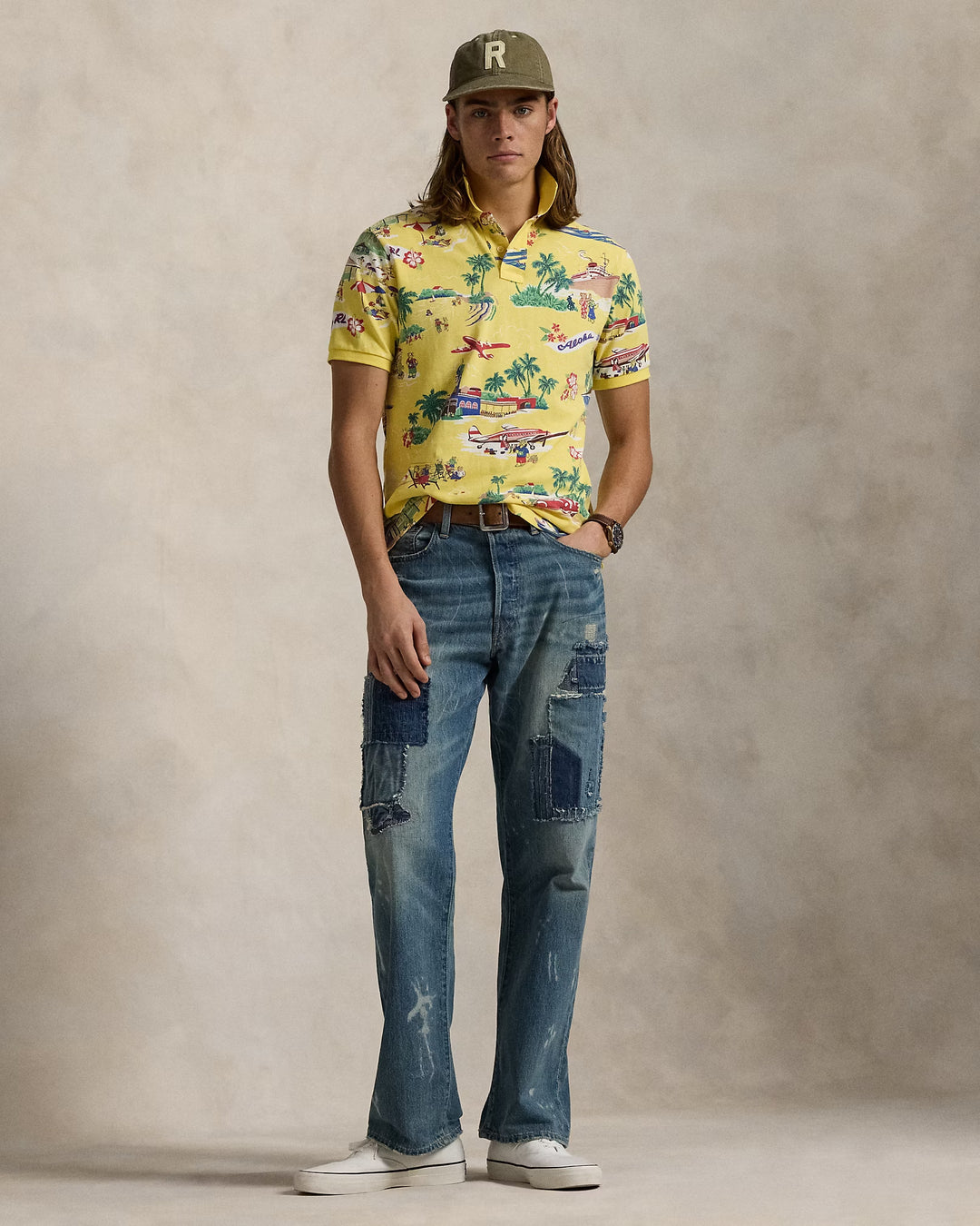 Ralph Lauren Classic Fit Polo Bear Mesh Polo Shirt