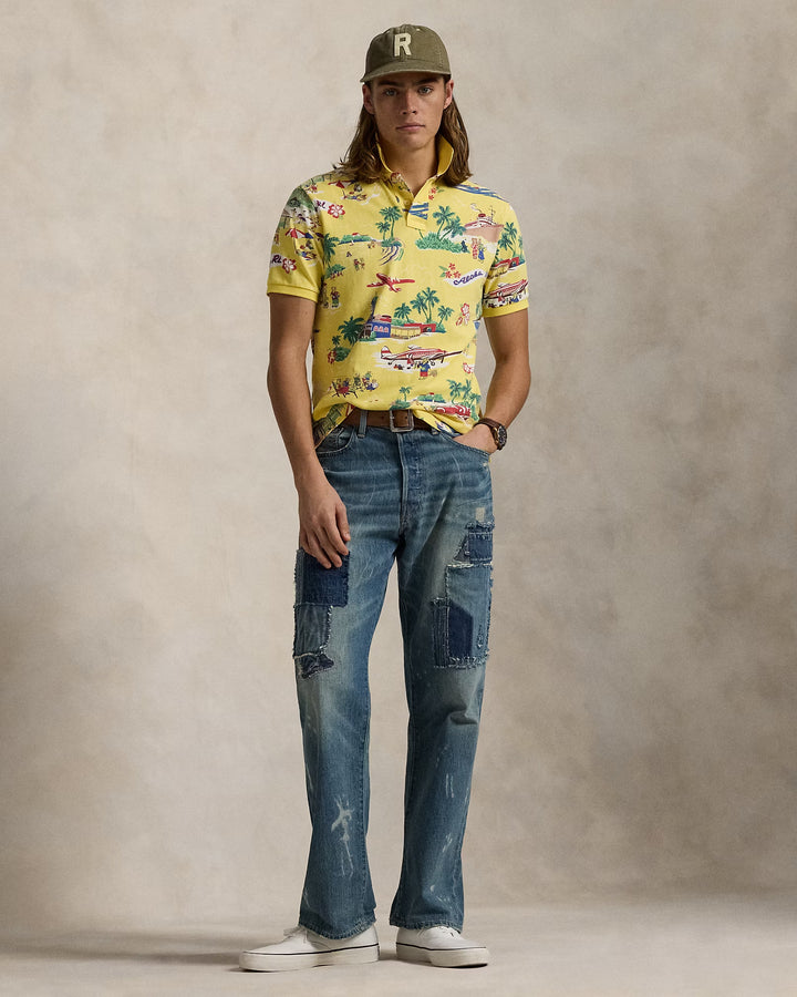 Ralph Lauren Classic Fit Polo Bear Mesh Polo Shirt