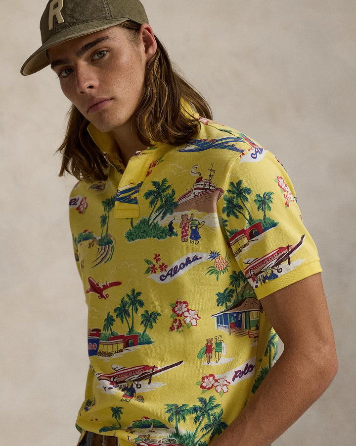 Ralph Lauren Classic Fit Polo Bear Mesh Polo Shirt