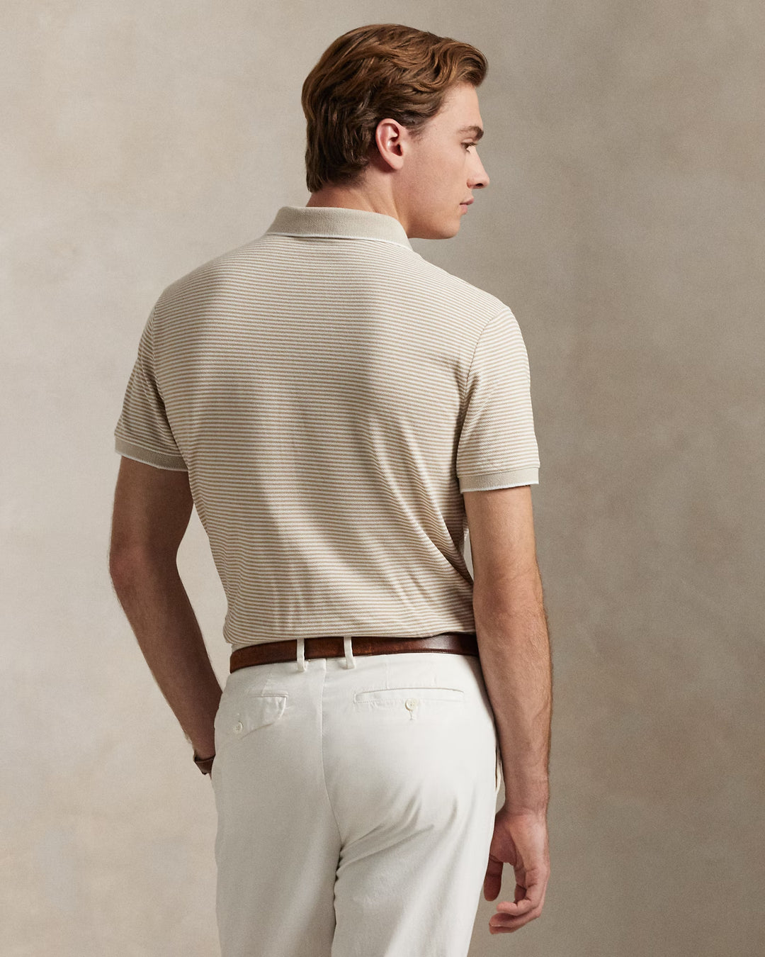 Ralph Lauren Classic Fit Stretch Oxford Mesh Polo