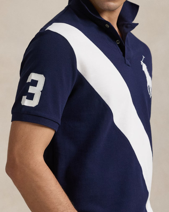 Ralph Lauren Custom Slim Fit Big Pony Mesh Polo Shirt