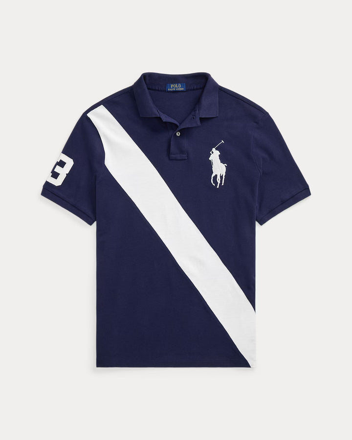 Ralph Lauren Custom Slim Fit Big Pony Mesh Polo Shirt