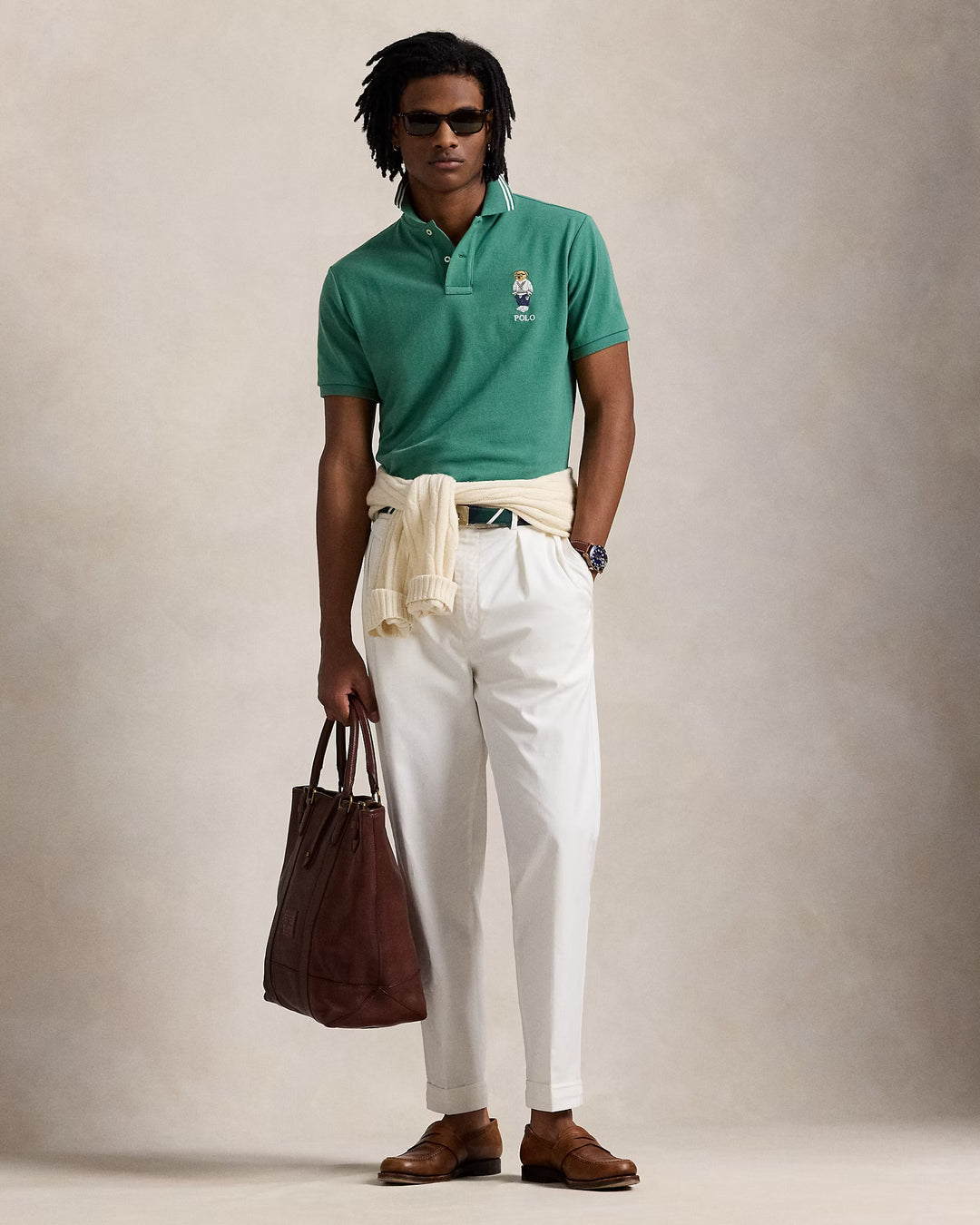 Ralph Lauren Classic Fit Polo Bear Mesh Polo Shirt