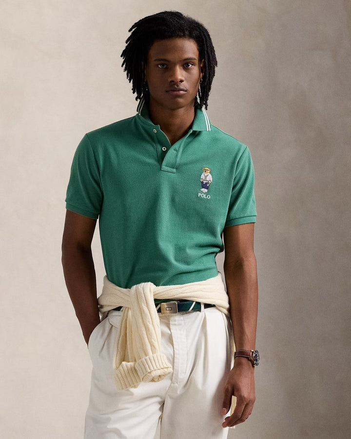 Ralph Lauren Classic Fit Polo Bear Mesh Polo Shirt