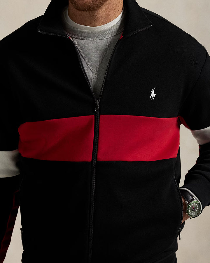 Ralph Lauren Double-Knit Mesh Track Jacket