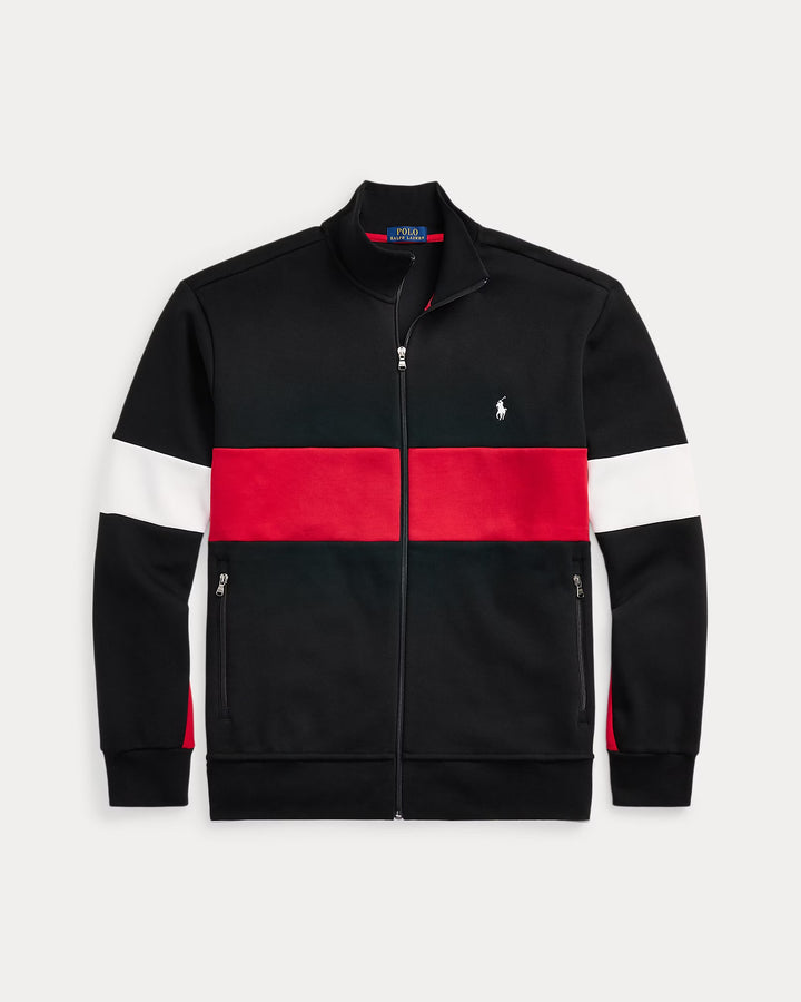 Ralph Lauren Double-Knit Mesh Track Jacket