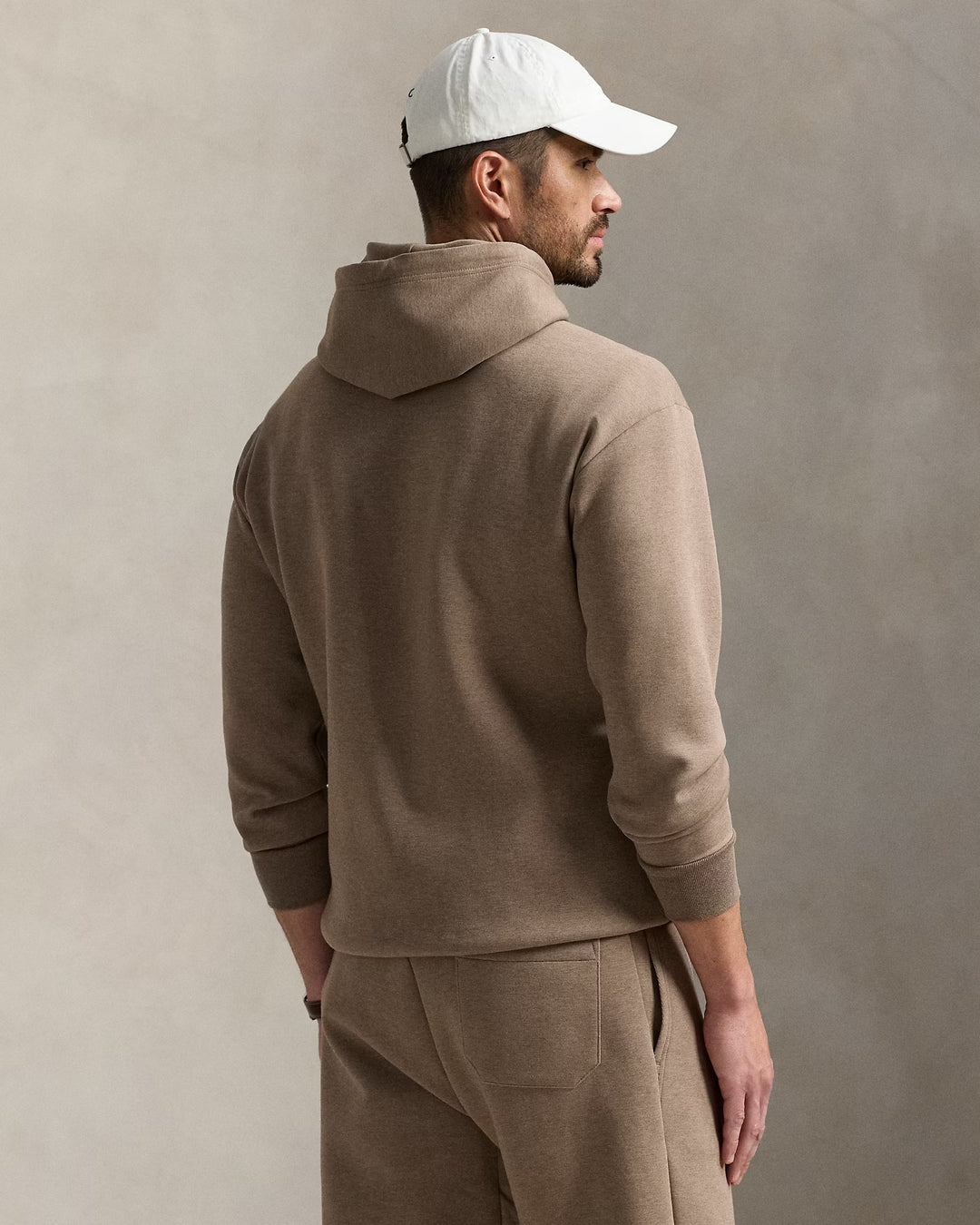 Ralph Lauren Logo Double-Knit Hoodie