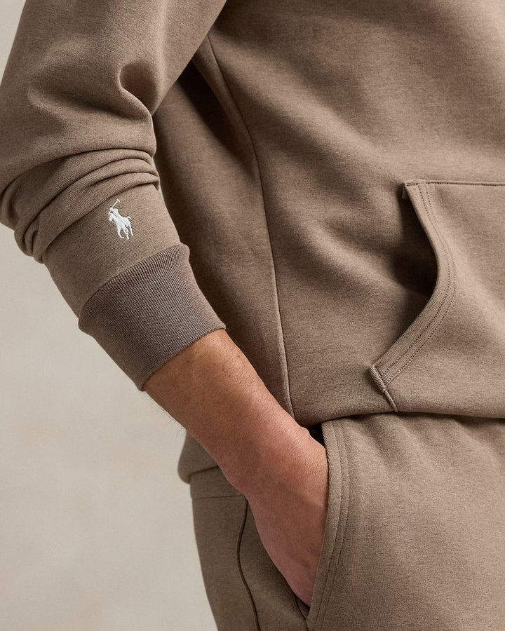 Ralph Lauren Logo Double-Knit Hoodie