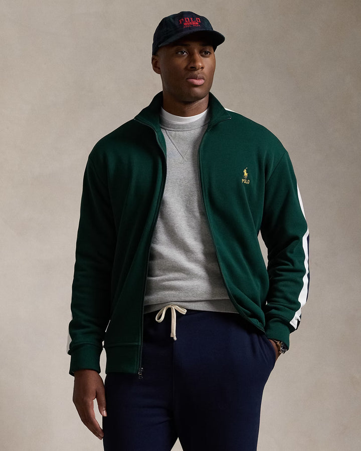 Ralph Lauren Double-Knit Mesh Track Jacket