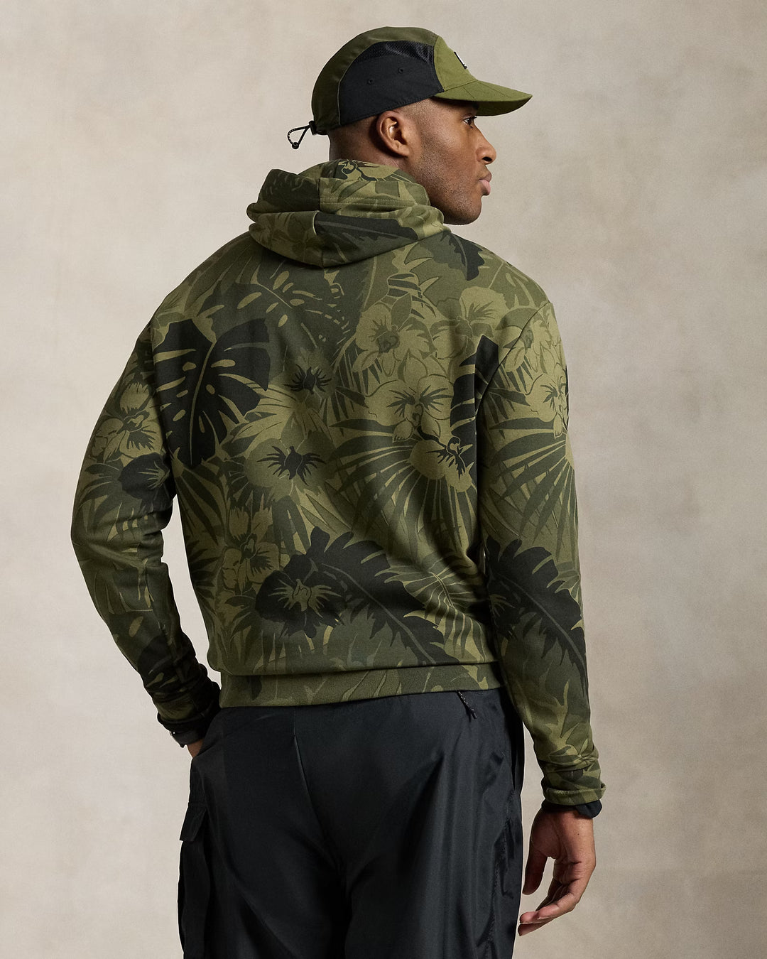 Ralph Lauren Palm-Camo Double-Knit Hoodie