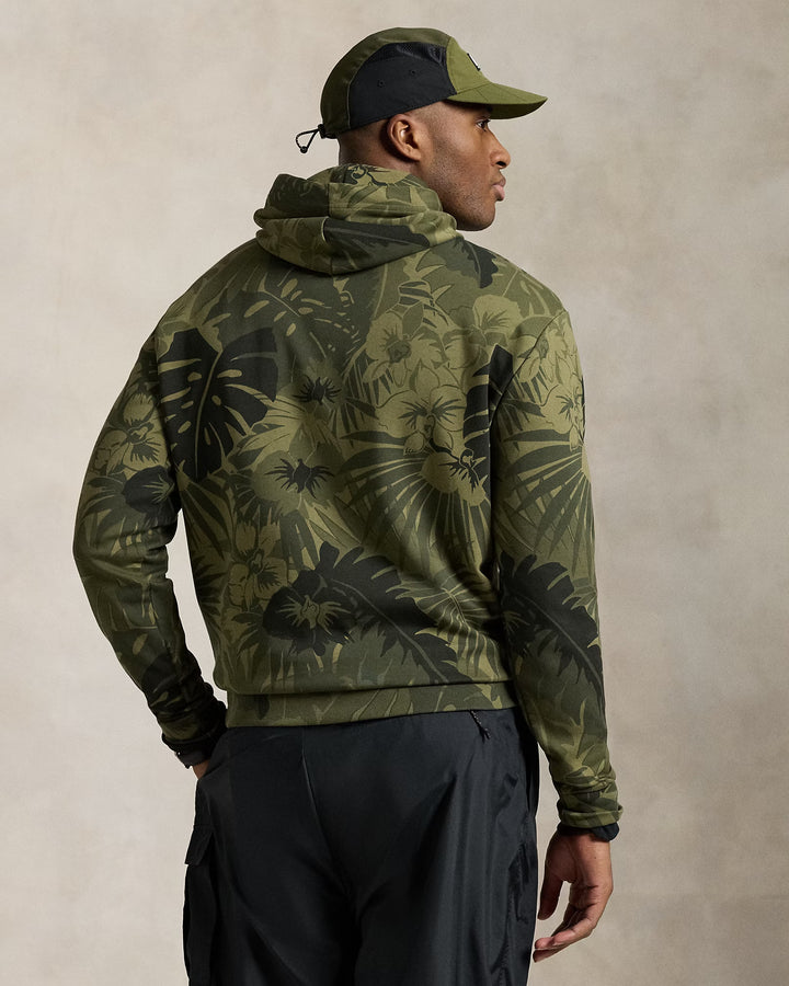 Ralph Lauren Palm-Camo Double-Knit Hoodie
