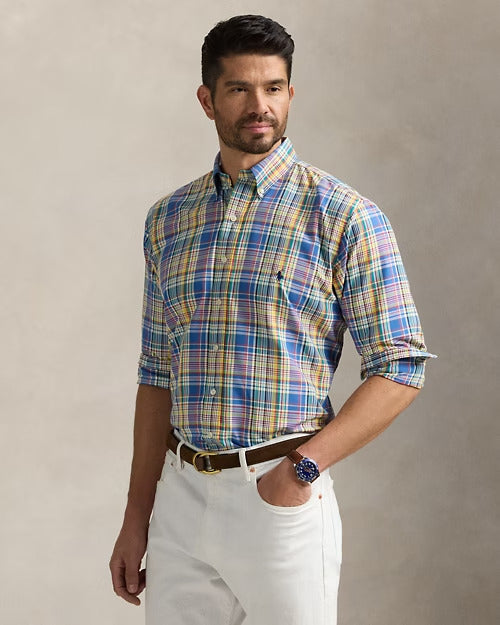 Ralph Lauren Plaid Performance Oxford Shirt