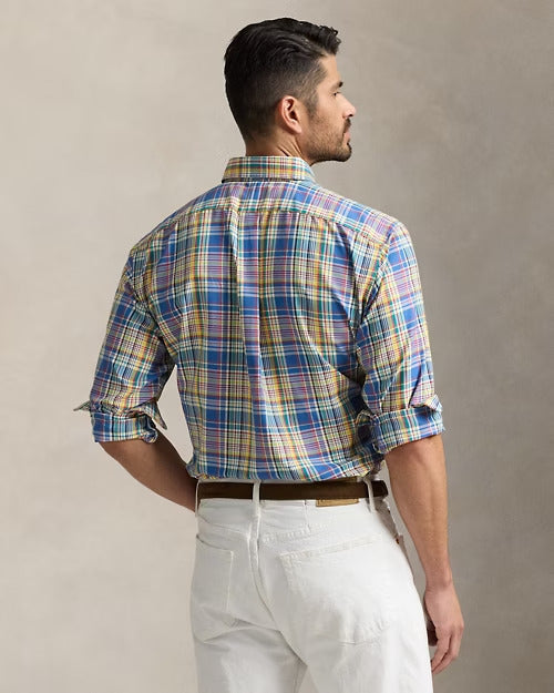 Ralph Lauren Plaid Performance Oxford Shirt