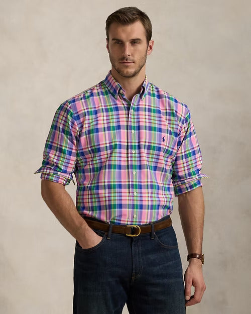 Ralph Lauren Plaid Performance Oxford Shirt