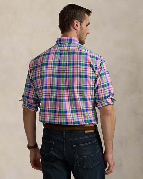 Ralph Lauren Plaid Performance Oxford Shirt