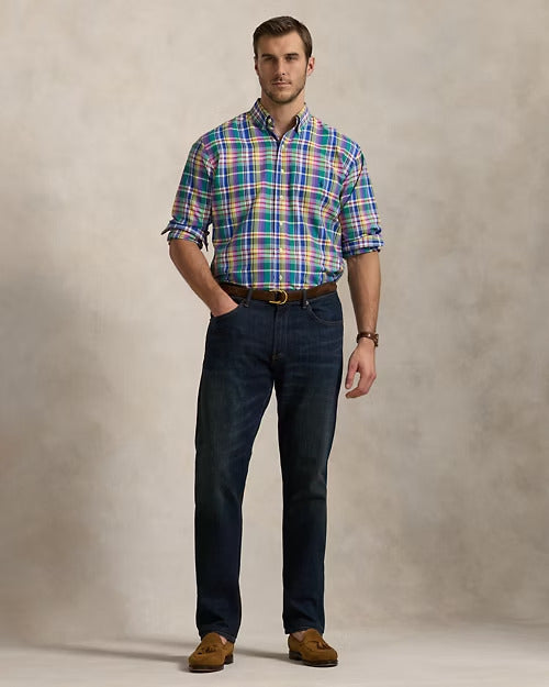 Ralph Lauren Plaid Performance Oxford Shirt