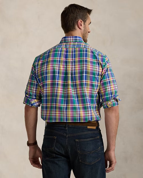 Ralph Lauren Plaid Performance Oxford Shirt