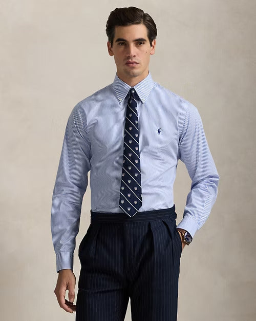 Ralph Lauren Custom Fit Striped Poplin Shirt