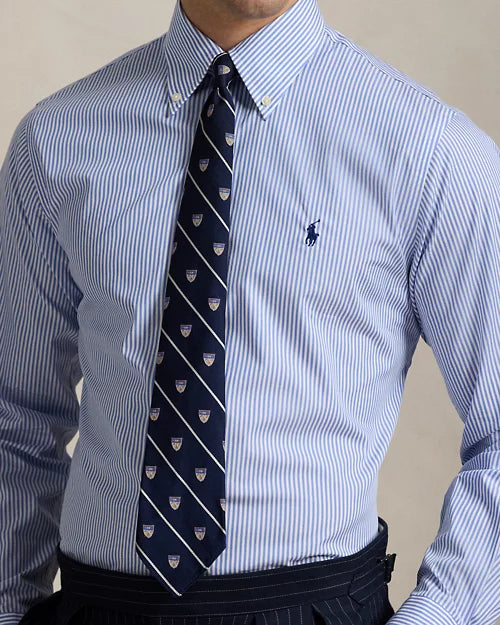 Ralph Lauren Custom Fit Striped Poplin Shirt