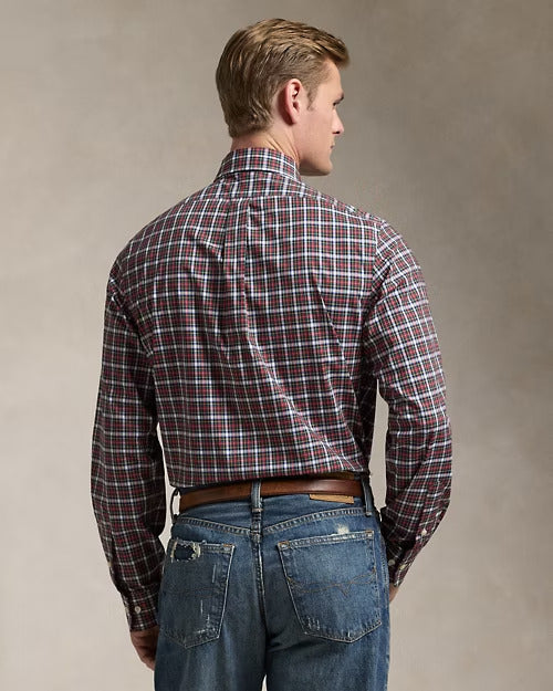 Ralph Lauren Classic Fit Plaid Poplin Shirt