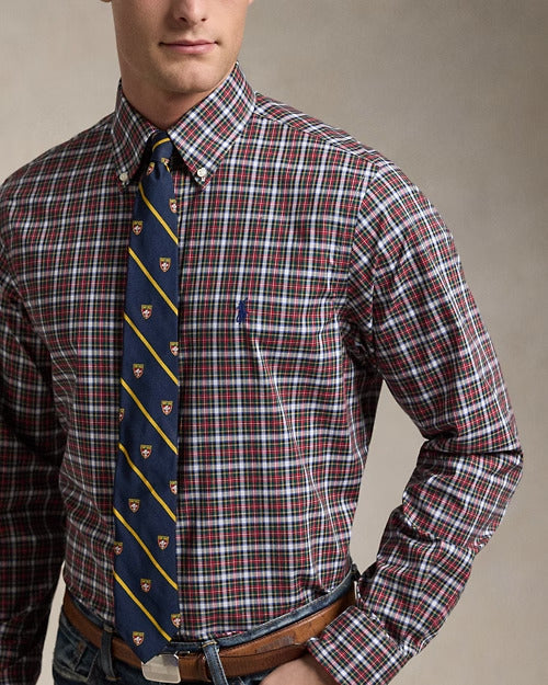 Ralph Lauren Classic Fit Plaid Poplin Shirt